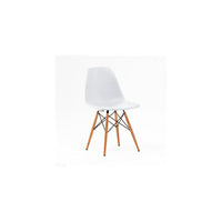 Nicer Interior Eiffel Style Side Chair - White - 2 Pack-High quality heavy-duty plastic molded seat with a matte finish