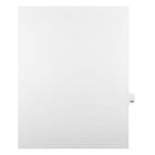 Mark Maker Legal Exhibit Index Tab White Single Tabs, 1/25th Cut, Letter Size, No Holes, Number 142, 25 Pack-White Single Tabs, 1/25th Cut