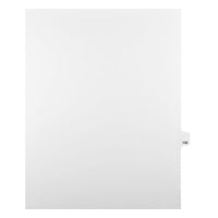 Mark Maker Legal Exhibit Index Tab White Single Tabs, 1/25th Cut, Letter Size, No Holes, Number 142, 25 Pack-White Single Tabs, 1/25th Cut