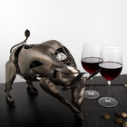 Présentoir à vin taureau, fer 66414DF-5