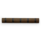 Umbra Flip Wall 5 Hook, Black/Walnut-Wall Hook