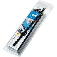 GBC CombBind Binding Spines, 3/8" Black, 25 Pack-1