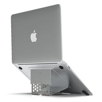 Majextand Ergonomic Adjustable MacBook / Laptop Stand - Silver-6 adjustable elevations