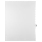 Mark Maker Legal Tabs - Letter Size - White - 1/15th cut - 25 tabs per package - 5 packages Pack - Number 115-White Single Tabs