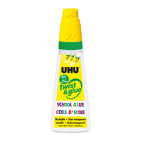UHU Twist & Glue White School Glue, 95ml-White glue