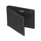 Roots Men's Slim Wallet with Back ID Window - Black-6 Credit Card Slots