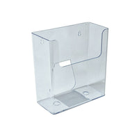 Azar Acrylic Desktop/Wall Mount Deep File Holder, 4/Pack (252415)-Magazine Sized Wall  Mount Holder
