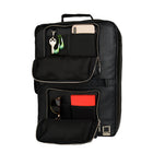 Lencca Quadra 15.6" Laptop Backpack - Black-Hard back document compartment