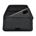 Turtleback Nylon Holster Case with Horizontal Belt Clip for iPhone 12 Pro Max, Samsung Galaxy S20 Ultra-Premium Nylon bonded with polymers for dirt resistance and durability