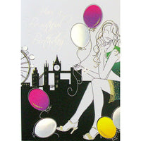 Rosedale 5-1/2" x 8" Have A Beautiful Birthday Greeting Cards And Envelopes, 12 Pack (15731)-Printed on premium uncoated card stock