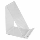 Eddie's Acrylic Countertop Easel with 1" Lip - 4"H x 5-1/2"D x 2-3/4"W - Clear - 12 Pack-Countertop Easel
