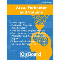 eBook: Area - Perimeter - Volume for Elementary Students - 8 Topics (PDF version) - Grade 4 - 6-Area, Perimeter and Volume for elementary students (4-6) includes multiple topics that introduce your student to understanding and measuring areas, perimeters and volume. This book includes engaging activities and an assessment for each topic.