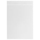 JAM Paper Cello Sleeves with Self Adhesive Closure, 8 15/16 x 11.25, Clear, 100 Pack (PAPERSIZECELLO)-Clear