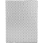 JAM Paper Corrugated Fluted Folders, White, 6 Pack (88506D)-White With Wave Texture Folder