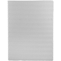 JAM Paper Corrugated Fluted Folders, White, 6 Pack (88506D)-White With Wave Texture Folder