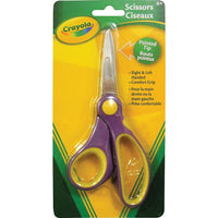 Crayola Pointed Tip Scissors-Pointed tip metal scissors allow cutting of finely detailed work by older children