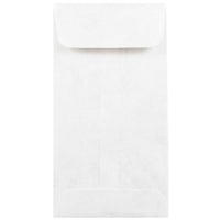 JAM Paper Tyvek Envelopes, #7 Coin, 3 1/2 x 6 1/2, White, 500 Pack-Coin Envelopes