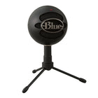 Blue Snowball iCE Plug 'n Play USB Microphone - Black-Cardioid pickup pattern: Captures your voice with clear, focused sound for streaming, podcasting, broadcasting, Skype calls and Zoom meetings