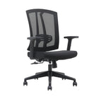 Brassex Dexter Aiden Desk Chair - Black-Small parcel