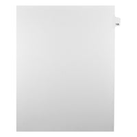 Mark Maker Legal Tabs - Letter Size - White - 1/25th cut - 25 tabs per package - 5 packages Pack - Number 128-White Single Tabs