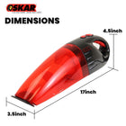 Oskar 12V Hand Auto Vacuum Cleaner-Easy emptying and cleaning