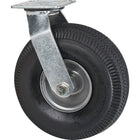 Kleton Heavy-Duty Platform Truck - Replacement Casters, Swivel, 10" (254 Mm), Pneumatic, 400 Lbs. (181 Kg.) - 4 Pack-Bolt Hole Size 13/32" (10.32 mm)
