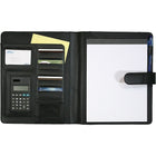Hilroy Executive Padfolio, Black-Includes a multifunction calculator and a 30-sheet ruled writing pad 