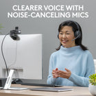 Logitech Zone 950 Premium Noise Canceling Headset with Hybrid ANC - Graphite-Hybrid ANC Headphones: Blocks noise in the environment so you can stay focused, provides 4 different modes - ANC high, ANC low (1), transparency on, ANC and transparency off