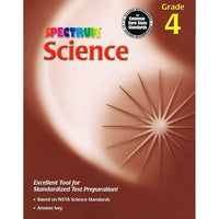 Carson Dellosa Spectrum Science Workbook, Grade 4 (CD-704617)-Age group and grade: Ages 9 - 10 years and grade 4th