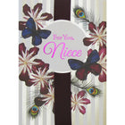 Rosedale Greeting Card, Birthday Niece, Butterfly-Printed on premium coated card stock