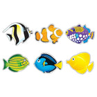 Trend Enterprises 6" DieCut Fish Friends Classic Accents, 108 Pack (T-10936)-Classic accents for toddler to 12th grade is perfect for classroom decoration