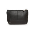 Ashlin Aubrey Compact Cosmetic Bag, Black-Top zippered cosmetic bag, compact size. Minimalist design that combines practicality with versatile functionality