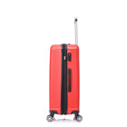 TOSCANO OTTIMO 21" Hardside Carry On Luggage - Vermred-Deluxe Interior