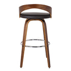 Armen Living Sonia 26" Counter-Height Bar Stool - Brown-Spot Clean