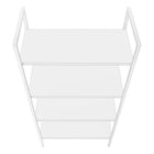 Monarch Specialties 7801 48"H Bookcase - White/White Metal-9