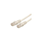 StarTech C6PATCH3WH 3' Cat 6 Molded Patch Cable, White-Dual RJ-45 Male connectors ensure seamless connectivity