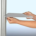 Azar Displays Shelf for Sky Tower Unit, Square (300276-SLV)-3
