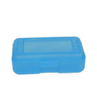 Romanoff Products 8 1/2" x 5 1/2" x 2 1/2" Pencil Box, Blueberry-Blueberry