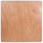 Flash Furniture 5-Foot Square Wood Folding Banquet Table-5' Folding Table
