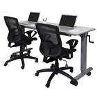 Luxor (STAND-NESTC-72) 72" Adjustable Flip Top Table-Dimensions: 71"W x 23.6"D x 0.17"H (Tabletop)