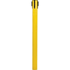 SCN Industrial Build Your Own Crowd Control Barriers - Post, 40" High, Yellow - 3 Pack-Finish/Colour: Yellow