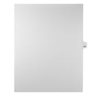 Mark Maker Legal Tabs - Letter Size - White - 1/25th cut - 25 tabs per package - 5 packages Pack - Number 137-White Single Tabs