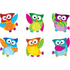 Trend T-10880 3" Diecut Mini Owl Accents, Multicolour, 216 Pack (T-10880)-Owl-stars accents are apt for showcasing star performers or special announcements