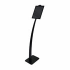 FuTECH Flex Floor Stand Holder - 8-1/2"W x 11"H - Black-Sign Holders