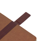 Roots Brandy Combo Slim Snap Padfolio with Magnetic tab-Interior open pocket