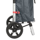 Playmarket Go Two Compact Utility Cart - Grey - Folds - Removable / Replaceable Bag-Automatic folding safety lock