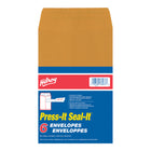 Hilroy Press-It Seal-It Self-Adhesive Kraft Envelope - 24lb. - 5 7/8" x 9" - Suntan - 6 Pack-24-pound stock Kraft envelopes