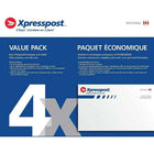 Xpresspost National Letter Envelope Value Pack, 4 Pack-Flat rate, convenient shipping envelopes