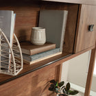 Sauder - 429511 Cannery Bridge 60" Desktop Hutch - Sindoori Mango-Setup Dimensions: 14.094" L x 59.961" W x 42.205" H
