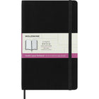 Moleskine Notebook - Large - Ruled/Plain - Soft Cover - 5" x 8.25" - Black-Large size